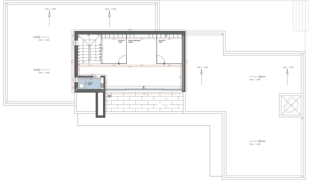 Venda Terreno c/Projeto de Moradia de Luxo (em aprovação) - Grande imagem: 3/8
