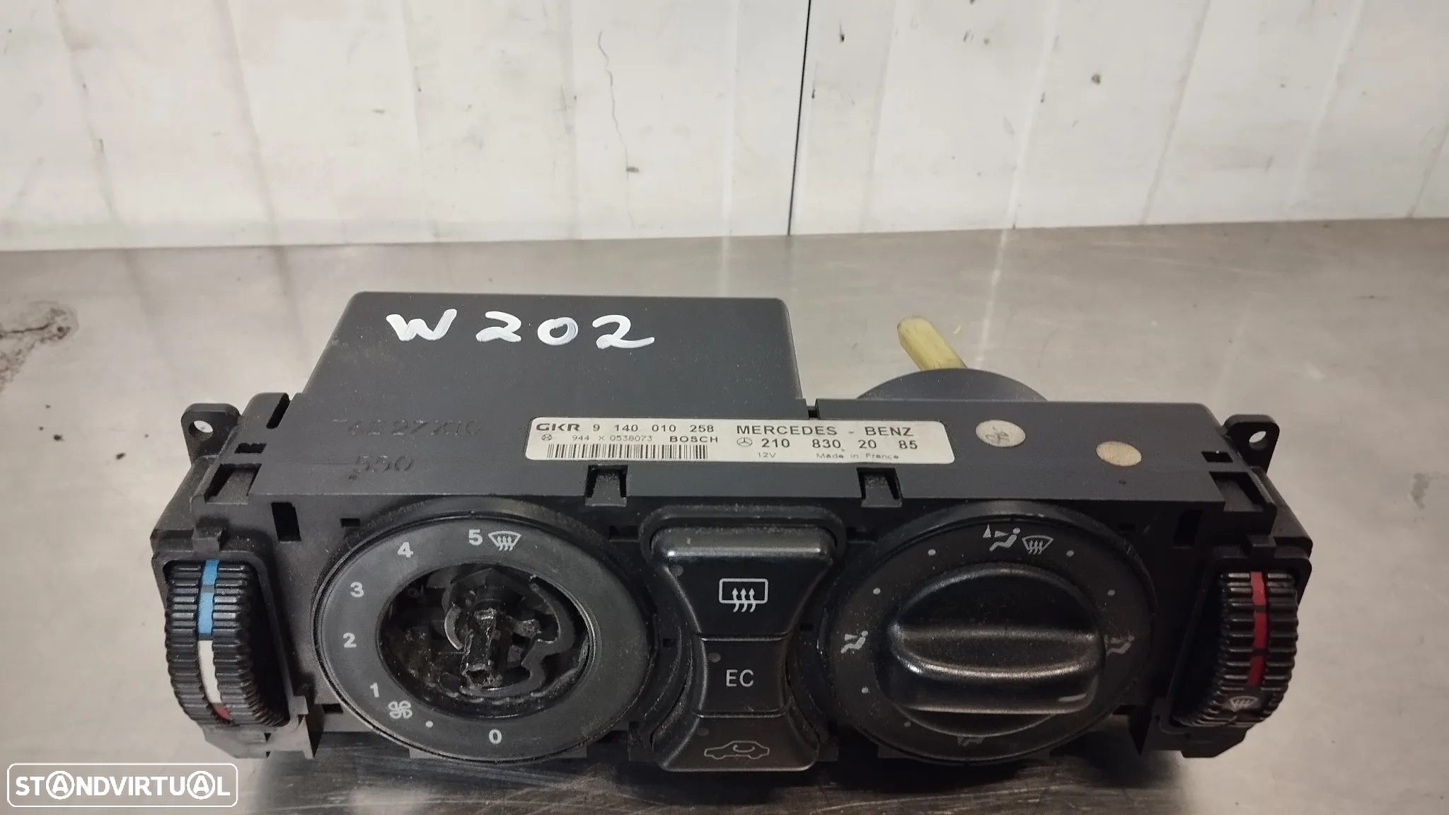 COMANDO / REGULADOR SOFAGEM E AC MERCEDES CLASSE C / E W202 W210 REF. 9140010258 2108302085 - 2