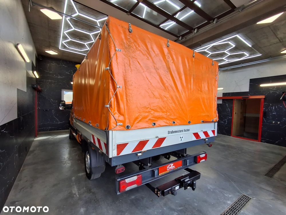 Iveco Daily 35S14 Doka Dubel Brygadówka Służba Drogowa Silnik 3.0 Pomarańczowy 6 Miejsc Hak Kamera Cofania Webasto Ogrzewanie Postojowe Plandeka Tablica Świetlna Światła Ostrzegawcze - 2