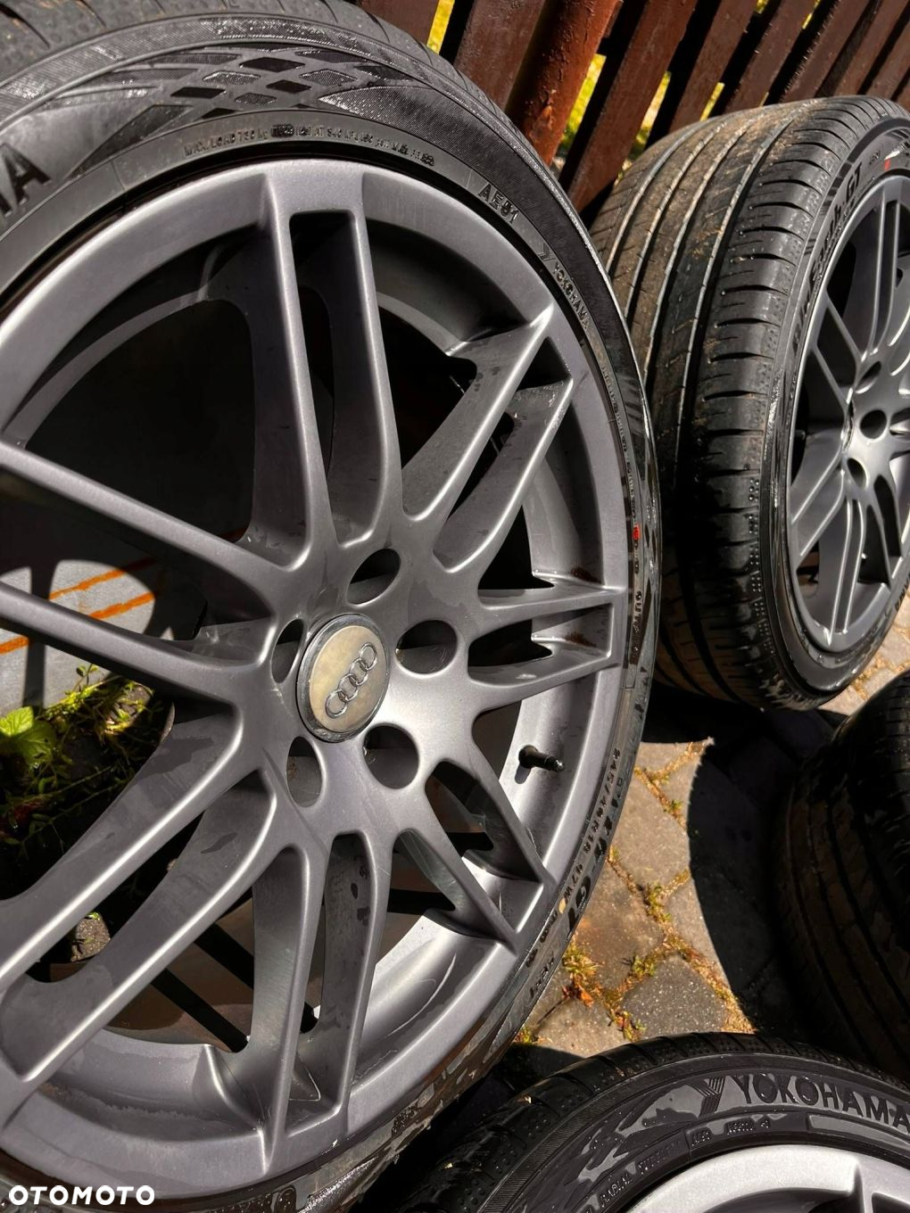 Audi TT TTS FELGI KOŁA 18 Yokohama DOT4023 8J ET 245/40/18 7mm ET43 5x112 - 5