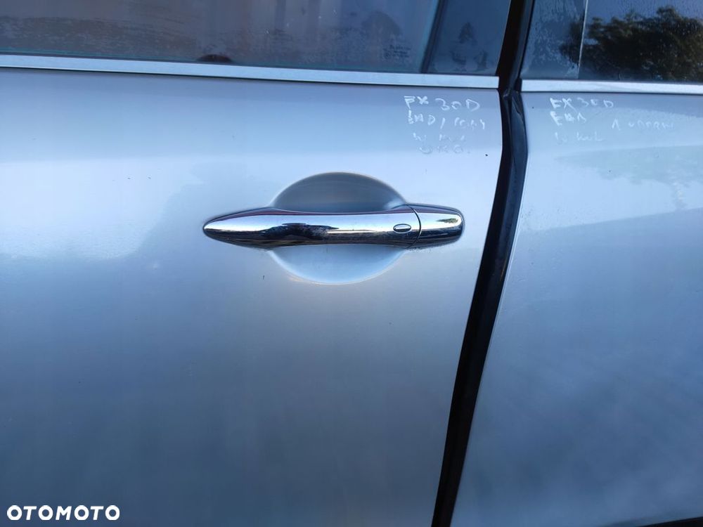 INFINITI FX30D DRZWI LEWY PRZÓD LEWE PRZEDNIE ORYGINAŁ SREBRNE BDB - 5