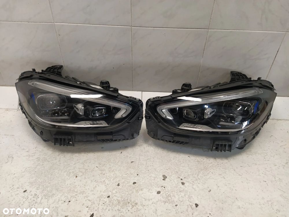 MERCEDES C-KLASA W206 LAMPA LAMPY REFLEKTOR REFLEKTORY PRZÓD PRZEDNIE LEWA PRAWA DIGITAL LIGHT PRZETWORNICE KOMPLETNE ORYGINAŁ - 2