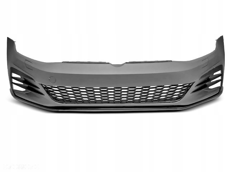 Zderzak Przod kpl kratki spoiler GTI GTD look Vw Golf VII 7 5g0 Lift 2017- - 1