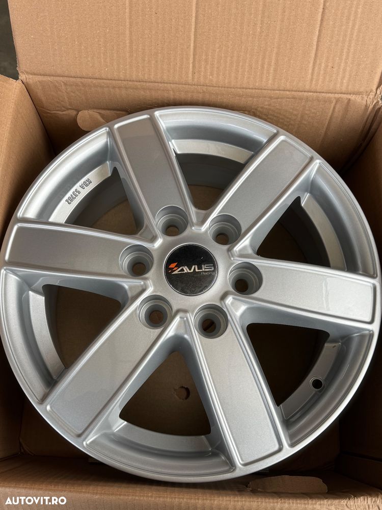 Vând jante aliaj iveco pe 16” 6x125 Avus noi - 3