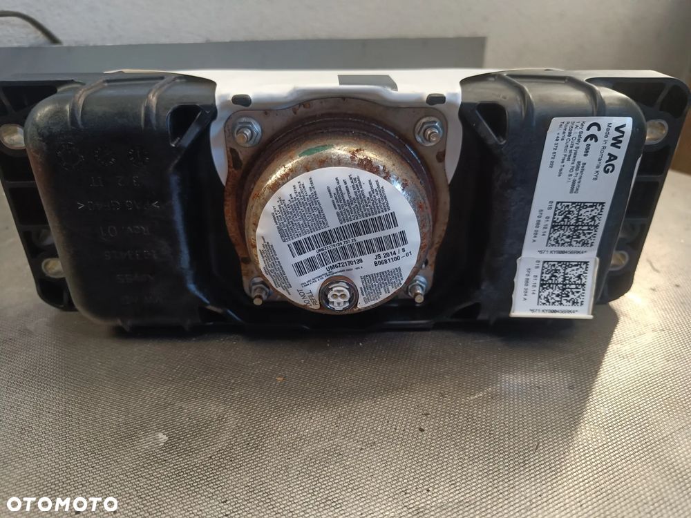 Poduszka pasażera Seat Leon 3 III Airbag w konsolę 5F0880204A - 6