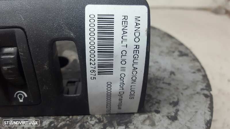 CONTROLE DE AJUSTE DE LUZES RENAULT CLIO III CONFORT DYNAMIQUE - 6