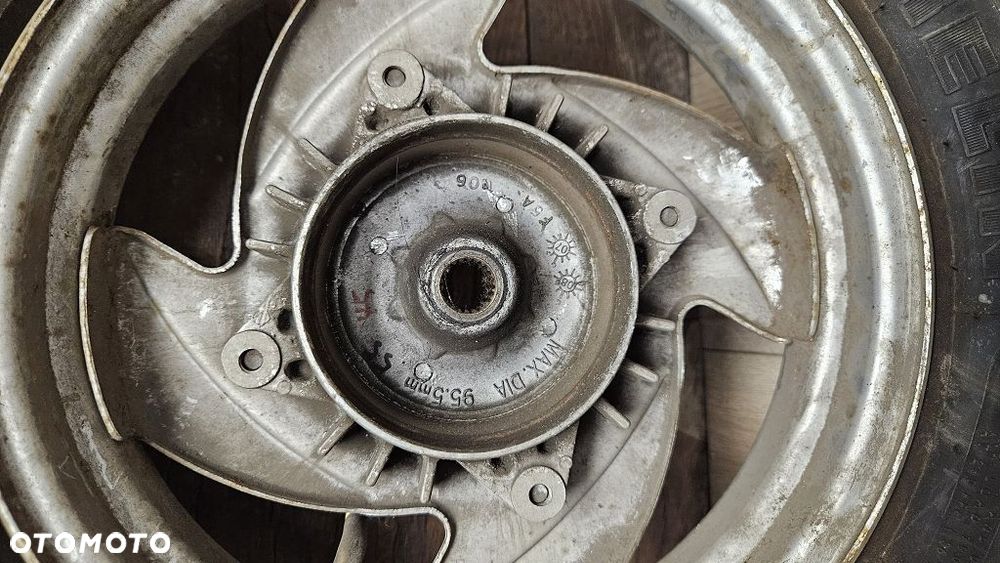 Felga koło 10x2.15 Sym Mio opona Michelin 90/90-10 - 7