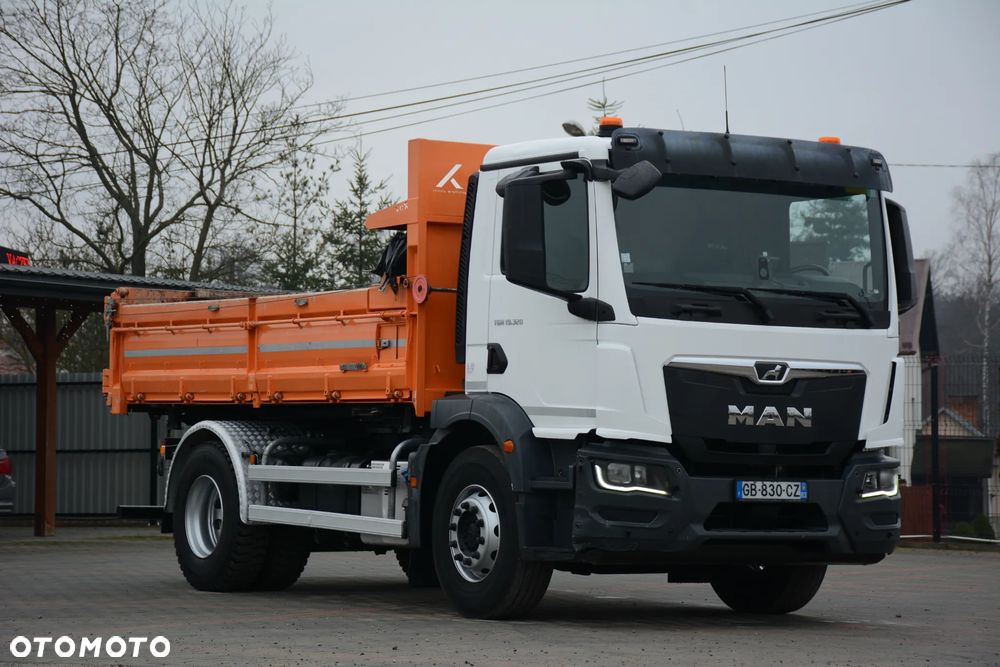 MAN TGM 18.320 / 2021 / Wywrot 3-stronny / hydroburta / idealny stan - 6