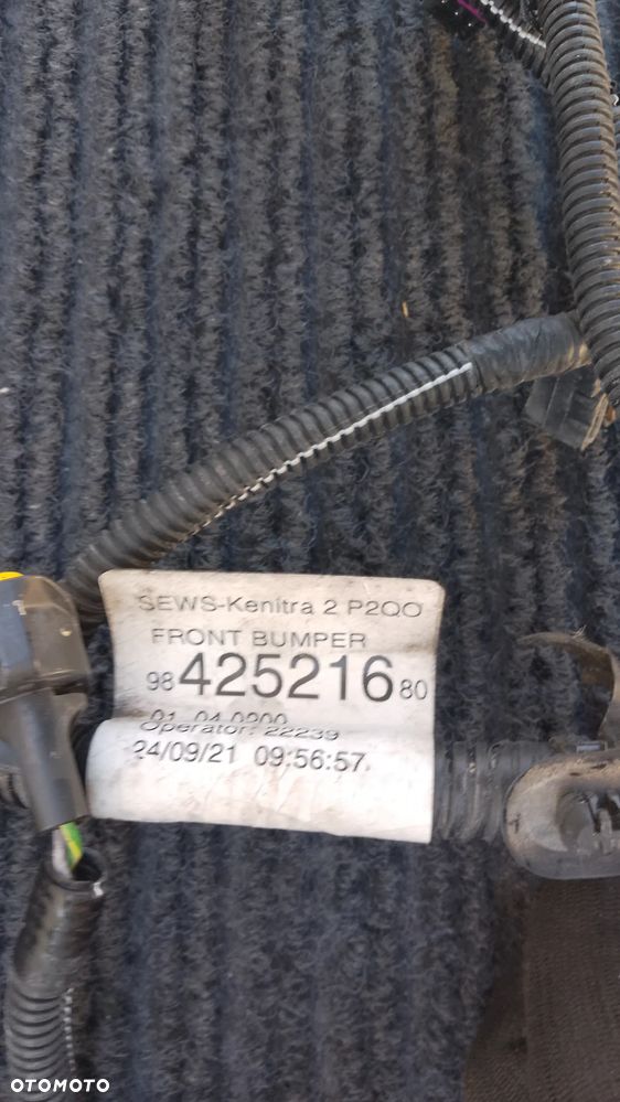 Opel Mokka II B 2022 WIĄZKA INSTALACJA ZDERZAKA PDC PRZÓD 9842521680 - 4