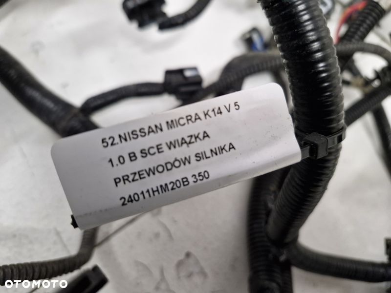 NISSAN MICRA K14 V 5 1.0 B SCE WIĄZKA PRZEWODÓW SILNIKA 24011HM20B - 10