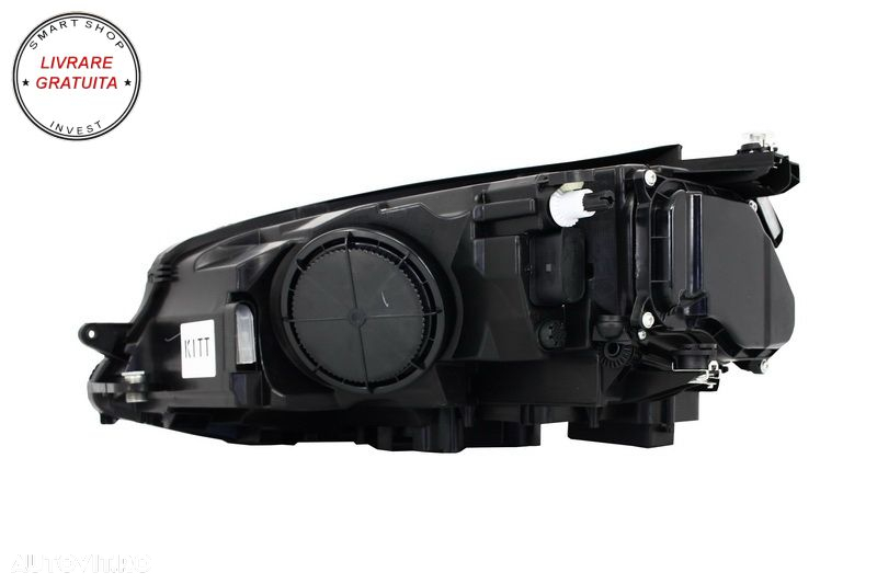 Kit Exterior Complet VW Golf VII 7 (2012-2017) cu Faruri 3D LED DRL Dinamic R-Line- livrare gratuita - 11