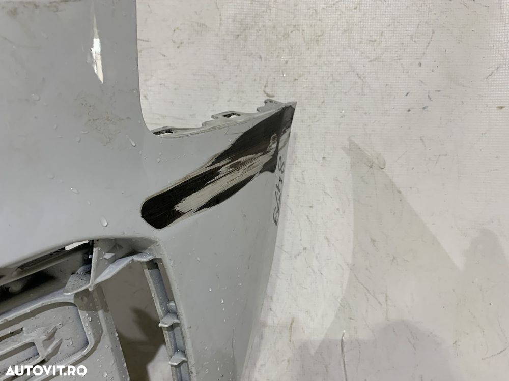 Bara fata Audi A4, B9, facelift, S-Line, 2020, 2021, 2022, 2023, 2024, cod origine OE 8W0807437AQ, cu gauri pentru spalatori faruri. - 5