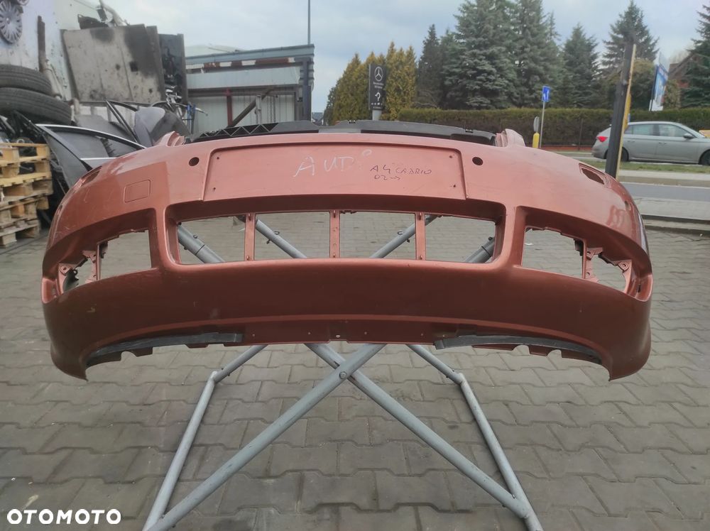 AUDI A4 S4 B6 CABRIO ZDERZAK PRZÓD PRZEDNI POMARAŃCZOWY SPRYSKI XENON PDC CZUJNIKI PRAKOWANIA WYSYŁKA !!! - 4