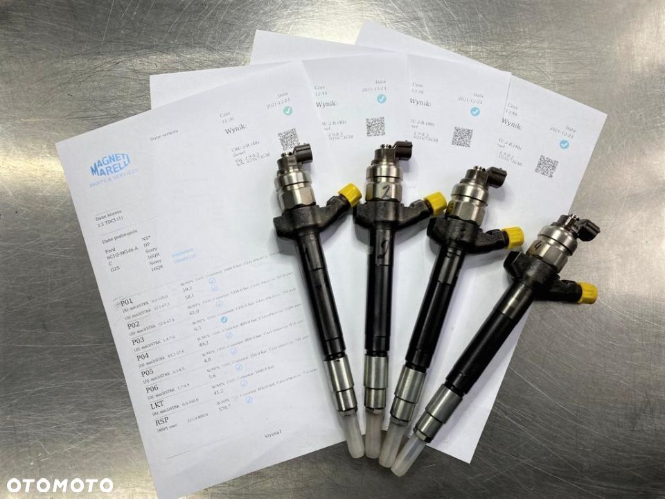 WTRYSKIWACZ TEST 2.2 TDCI HDI 6C1Q 9K546 BC REGENERACJA WTRYSK JAK NOWY WYDRUK IMA PEUGEOT JUMPER BOXER DUCATO TRANSIT