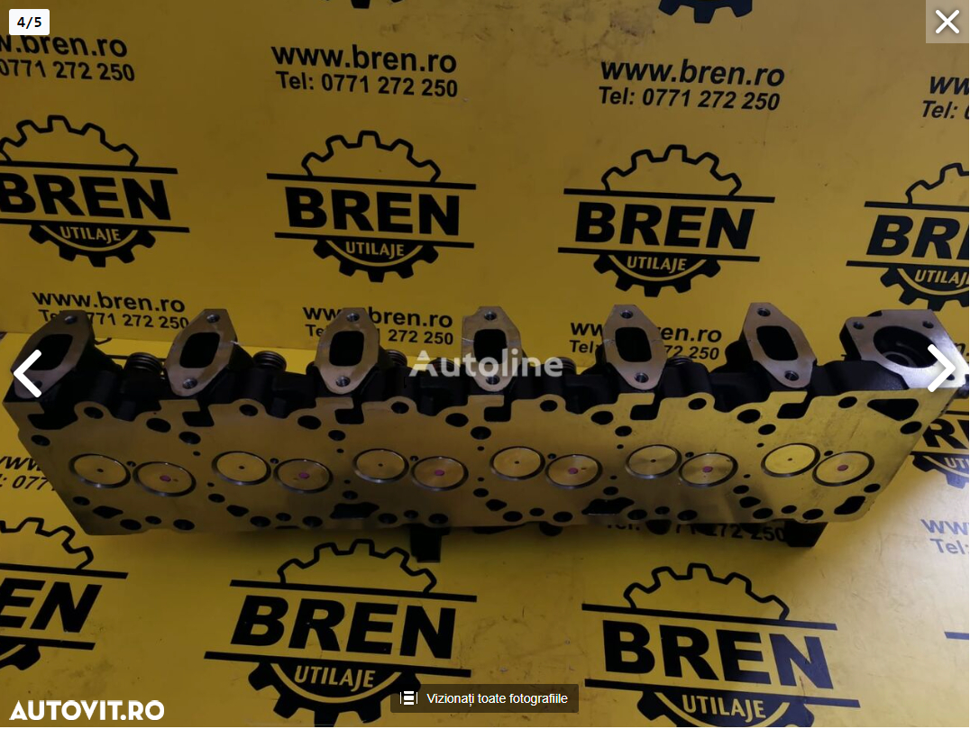 Capul blocului de cilindrii IVECO pentru excavator NEW HOLLAND E215 nou - 4