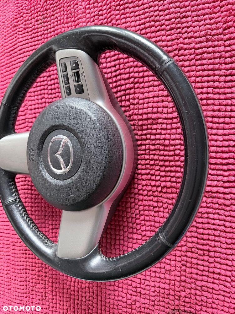 Mazda 3 5 6 koło dojazdowe 16cali T125/70 R16 Mazda 6 GH 2008/2010r kierownica air bag stan b.dobry kierownice Mazda 2 dy de 3 BK bl bp 5 CR CW 6 gg GY GJ cx-5 cx-3  plastiki wloty powietrza lampa tył lewa lub prawa strona Europejska stan b.dobry oryginalna w 100% sprawne oraz inne części - 17