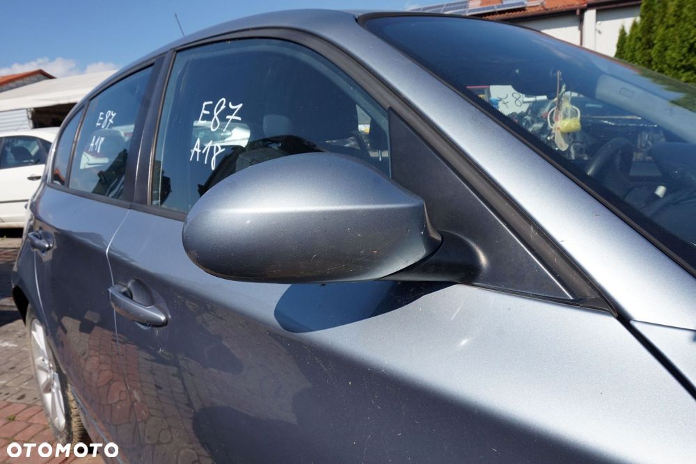 LUSTERKO ELEKTRYCZNE PRAWE 1 E87 LIFT A18 QUARZBLAU BMW 2007-2011 - 1
