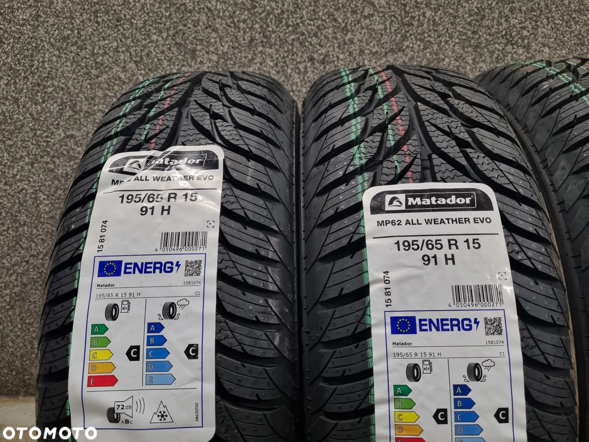 Opony Całoroczne Matador All Weather EVO 195/65/15 91H 4szt. Nowe! - 2