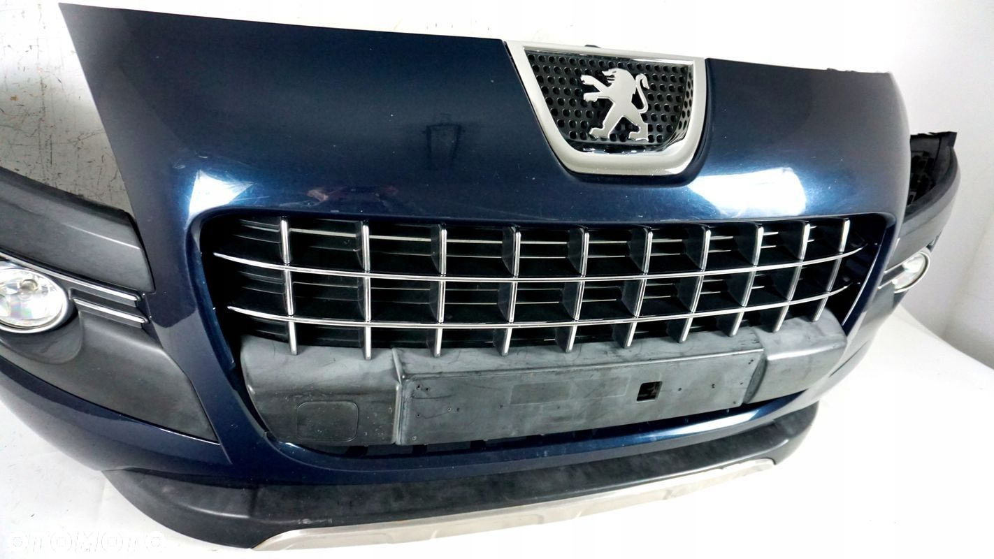 ZDERZAK PRZÓD PRZEDNI PEUGEOT 3008 I 1 09-13 KPSC 2009-2013 HALOGEN ATRAPA - 2