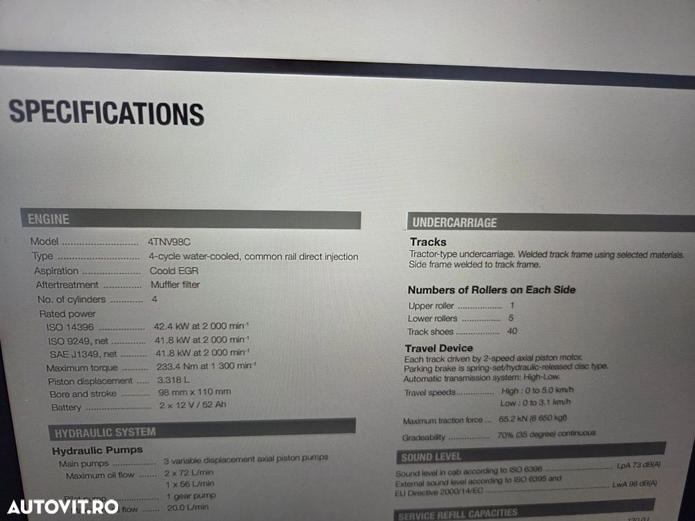 Hitachi ZX85, 2022, 2.491h, 8,6t, CUPLA RAPIDA HIDRAULICA+3 CUPE NOI, LAMA NIVELARE, ad sapare 5m, inst picon, instalatia rotire atasament, senile cauciuc, AC, Camera spate, ridica 4,5t, latime 2,2m, CA NOU, posibilitate leasing 4 ani-PROMOTIE 62.900 EUR+Tva - 23