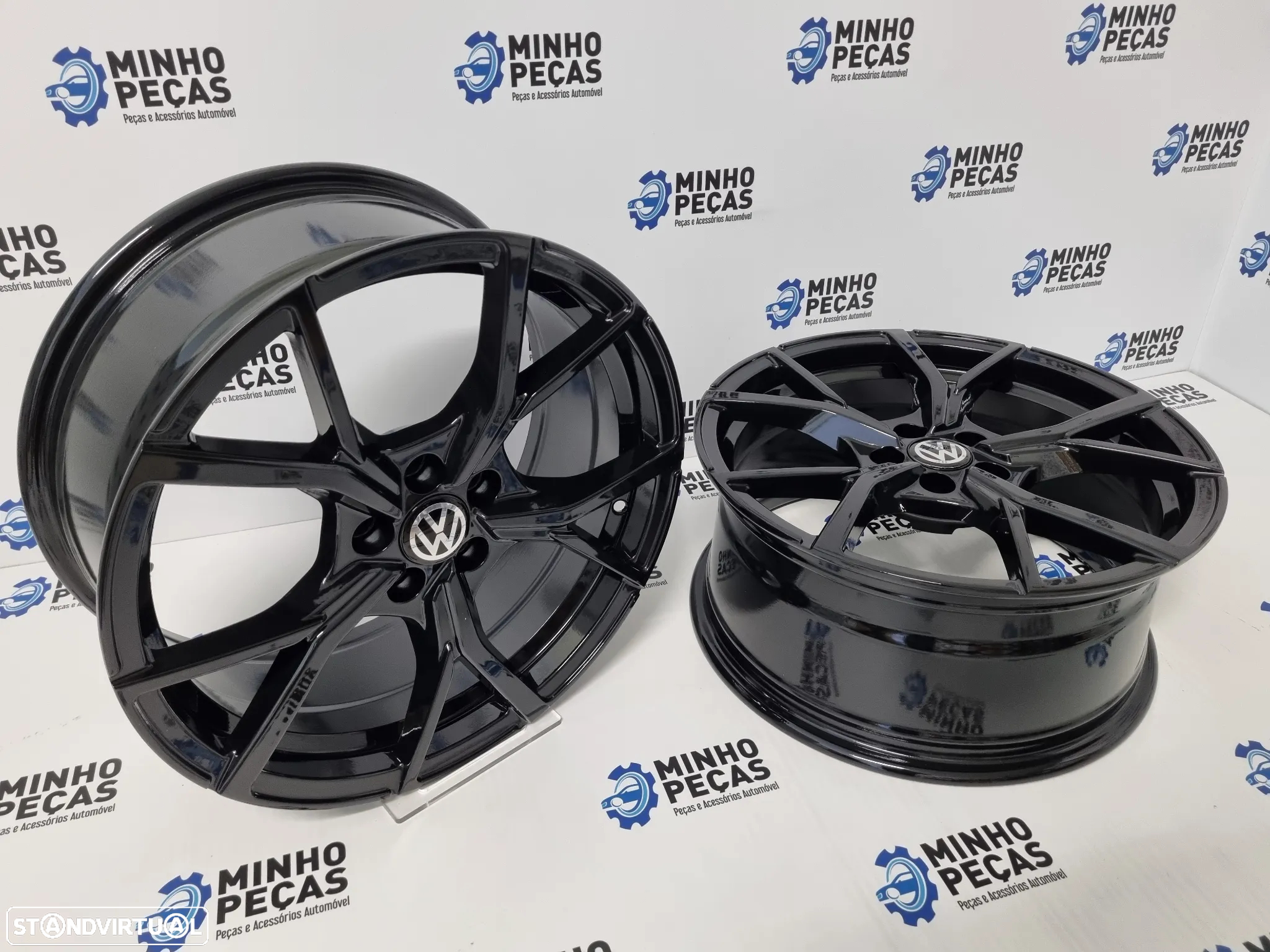 Jantes New Golf R 2021 em 17 (5x100) Preto Brilho - 6
