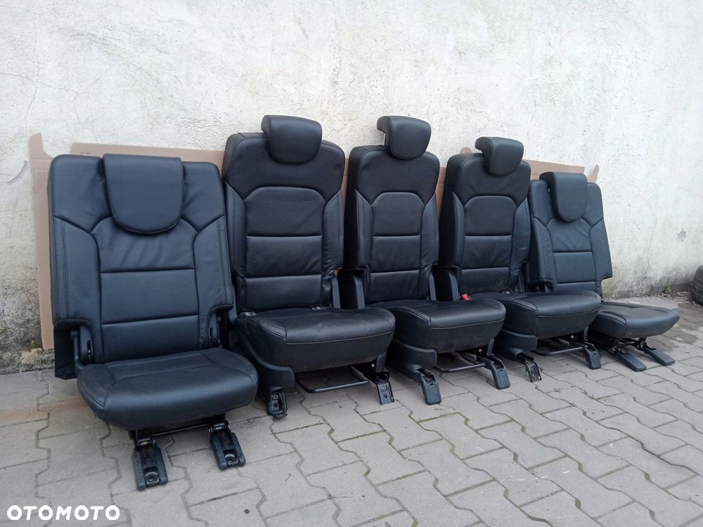 kia carens iv fotele tył 2 i 3 rząd skóra ! 2013-17r - 2