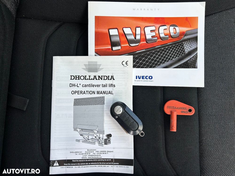 Iveco Daily Prelata 10 EUROPALETI LIFT SPATE - 27