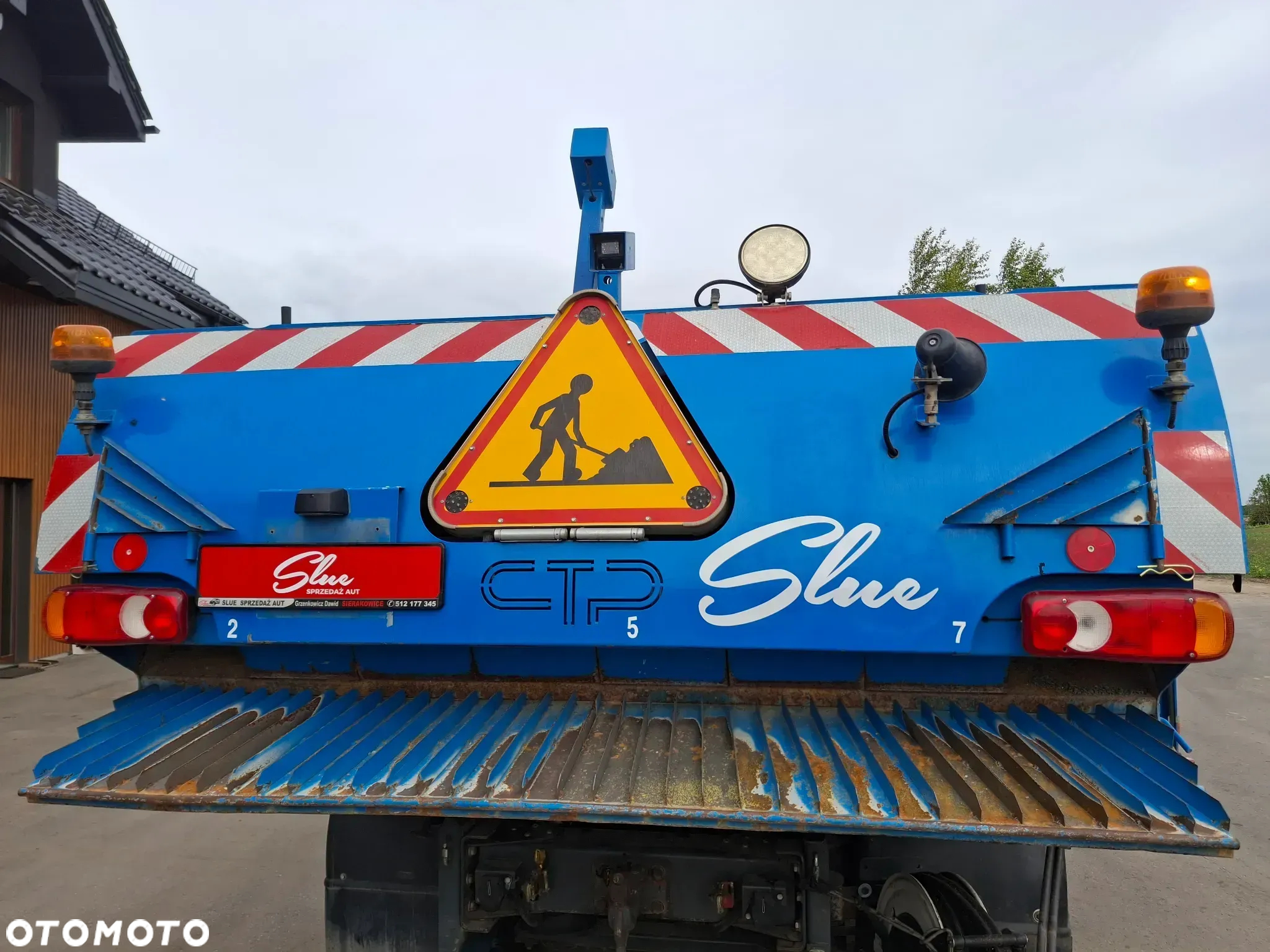 Renault D16 Skrapiarka CTP Constructeur Naprawa Asfaltu Rozsypywacz Grysu Wywrotka - 19