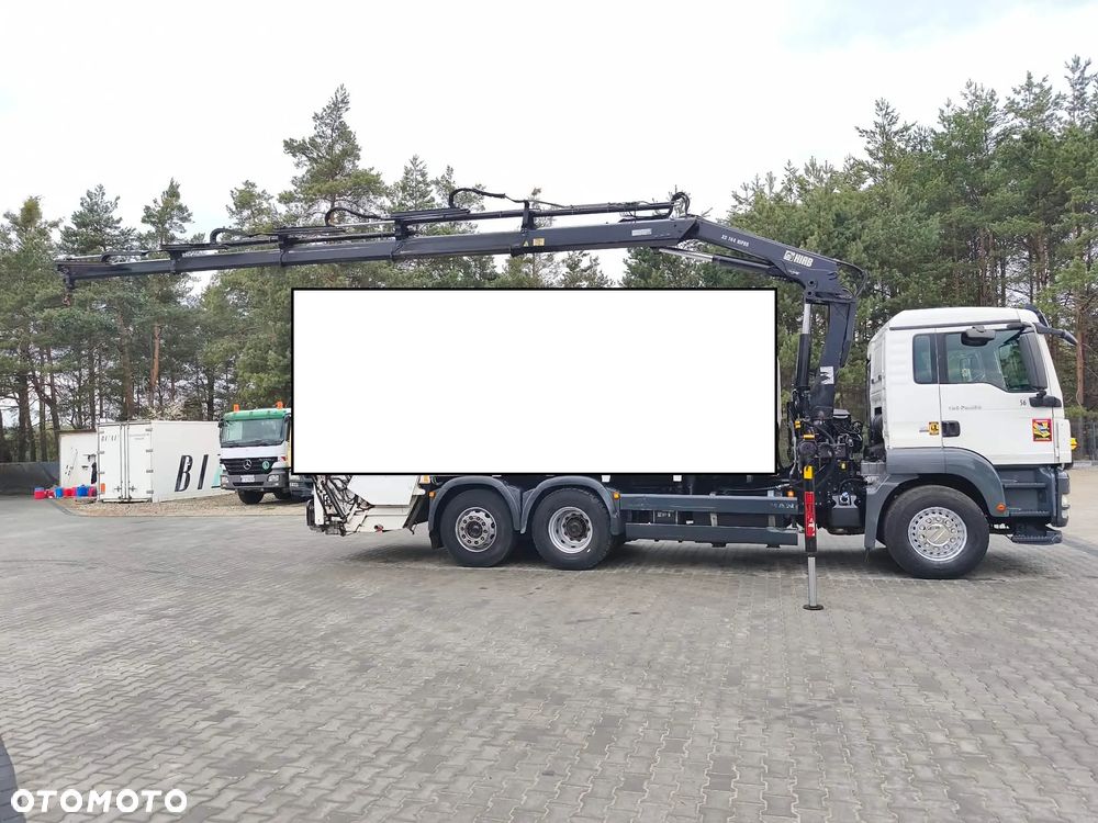 MAN TGS 28.320 hds hiab 144-4 2013 rok oś skretna Mały Przebieg - 2
