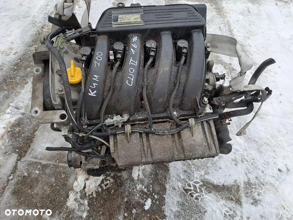 Renault Clio 1.6 16V 105KM silnik kompletny kod K4M700 K4M708