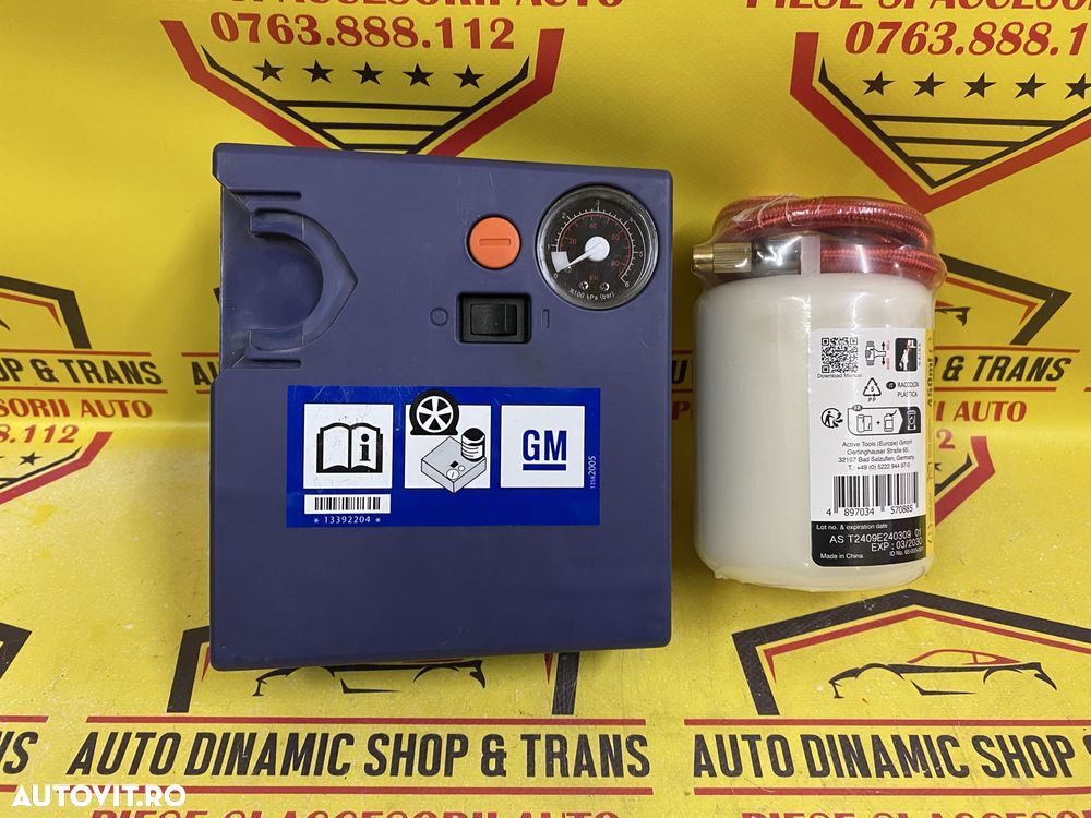 Compresor auto umflat roti original Opel Gm kit pana reparatie rota 12 - 7