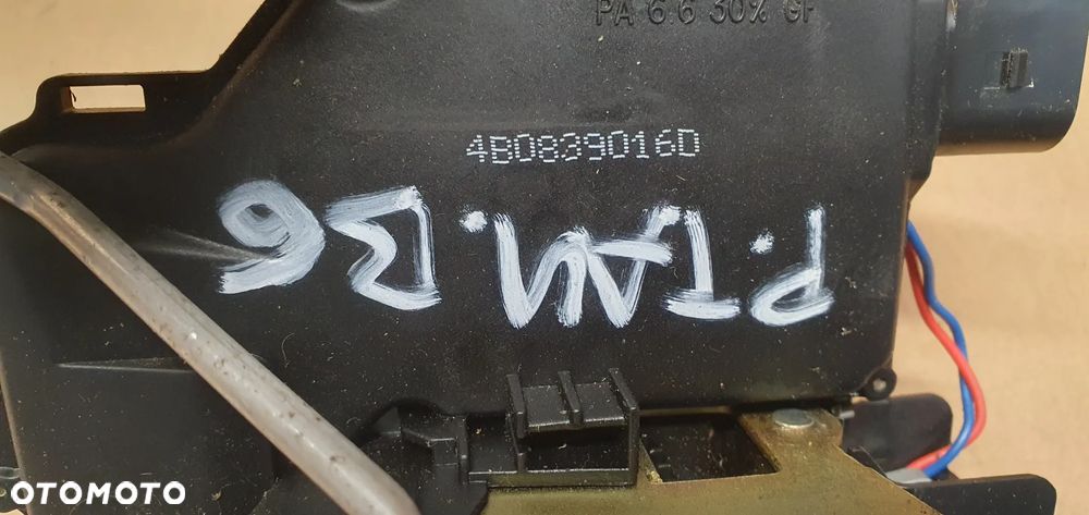 Zamek prawy tył tylny prawy Audi A4 B6 4B0839016D - 6