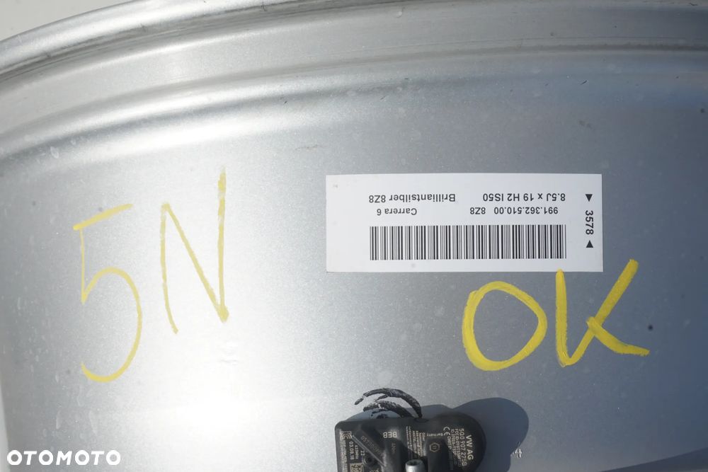 Porsche 991 5x130 19'' 8,5J et50 11J et56 Czujniki WYSYŁKA 0,- - 9