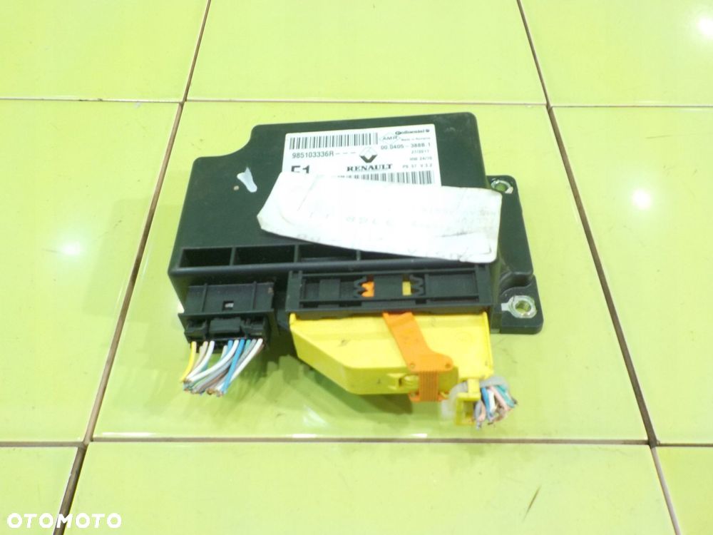 RENAULT MEGANE III 1.4 B 12r CABRIO COUPE 2D modul sensor AIRBAG 985103336R - 1