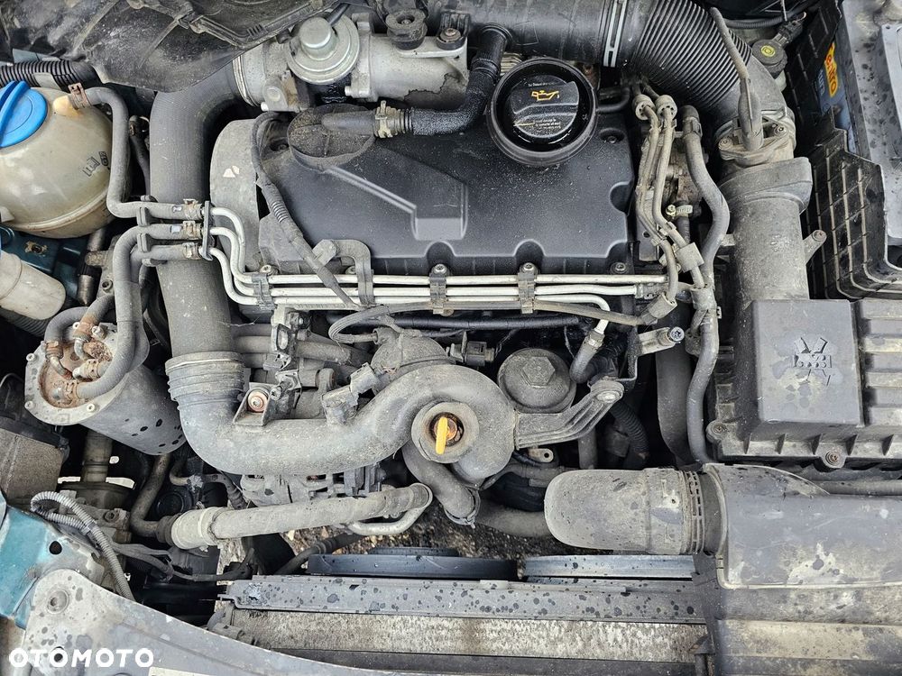 SILNIK PASSAT B6 GOLF V TOURAN OCTAVIA II SKODA TOLEDO 1.9TDI 105KM BXE - 1