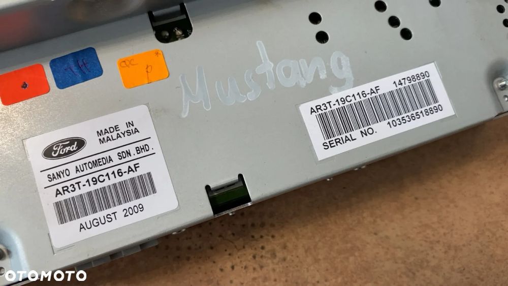 MUSTANG V 10-14 WYŚWIETLACZ RADIA AR3T-19C116-AF - 4