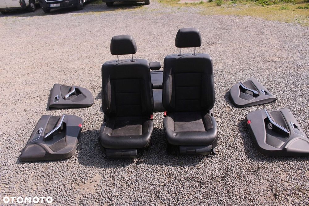 Fotele Kanapa Alkantara Mercedes W212 Lift Sedan - 2