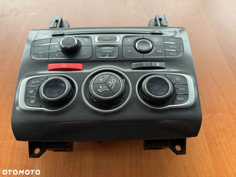 Panel sterowania klimatronik Citroen C4 II 9666027477 - 2