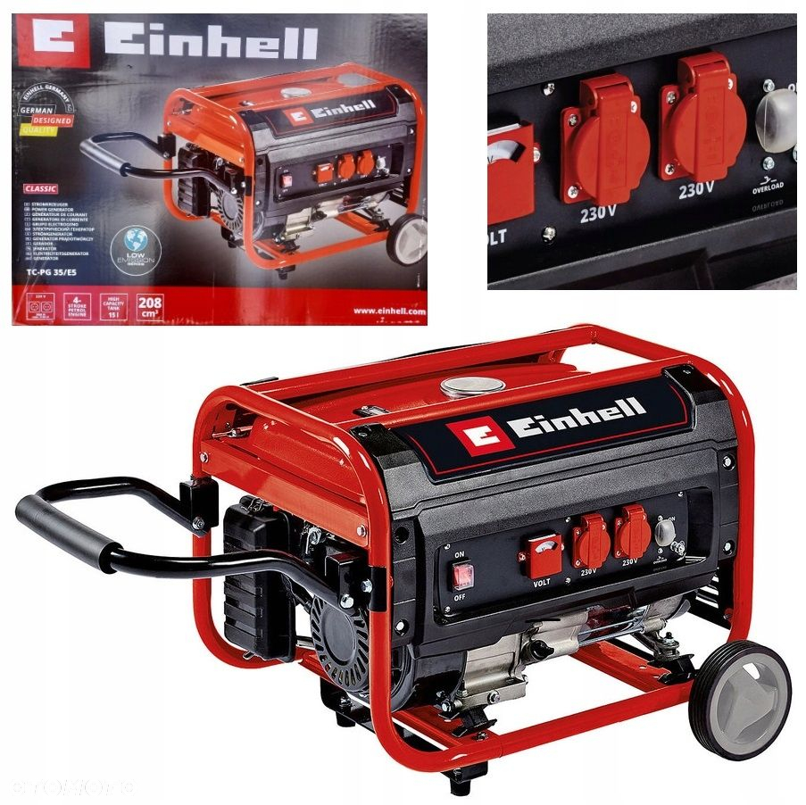 EINHELL AGREGAT PRĄDOTWÓRCZY JEDNOFAZOWY TC-PG 35/E5 4152551 - 8