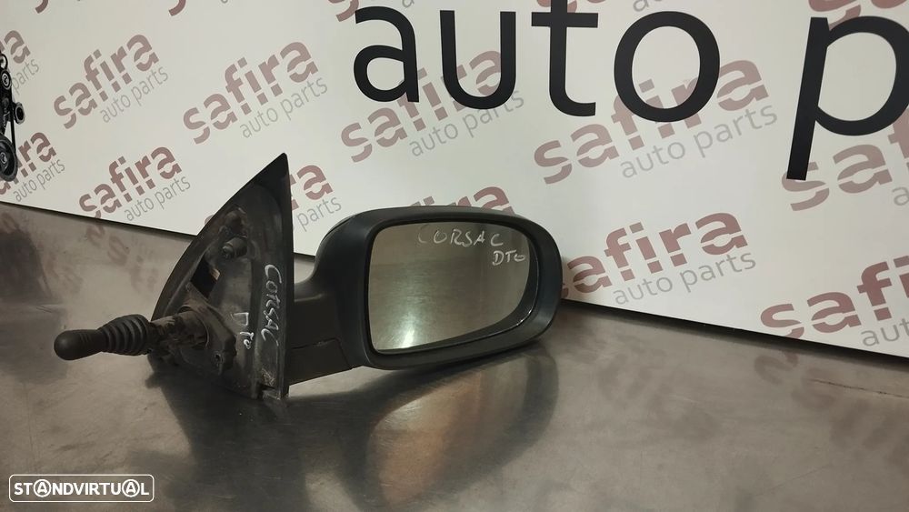 ESPELHO RETROVISOR MANUAL OPEL CORSA C 01-05 - DIREITO - 1