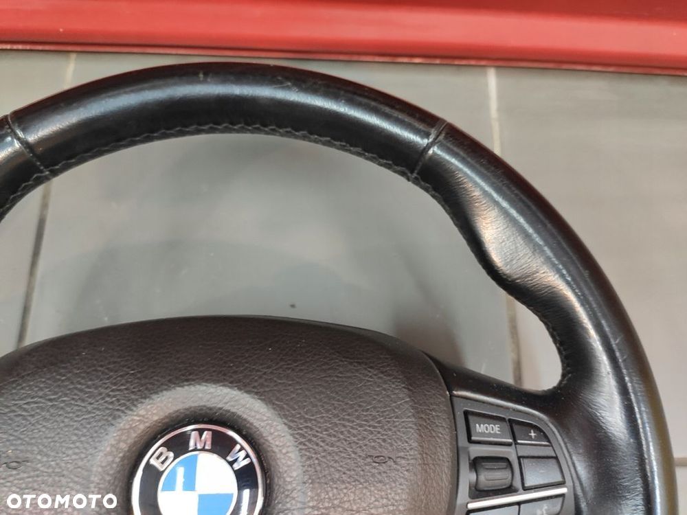 BMW 5 GT F07 F10 F11 F01 KIEROWNICA MULTIFUNKCJA ASYSTENT PASA SKÓRA BICEPS - 6