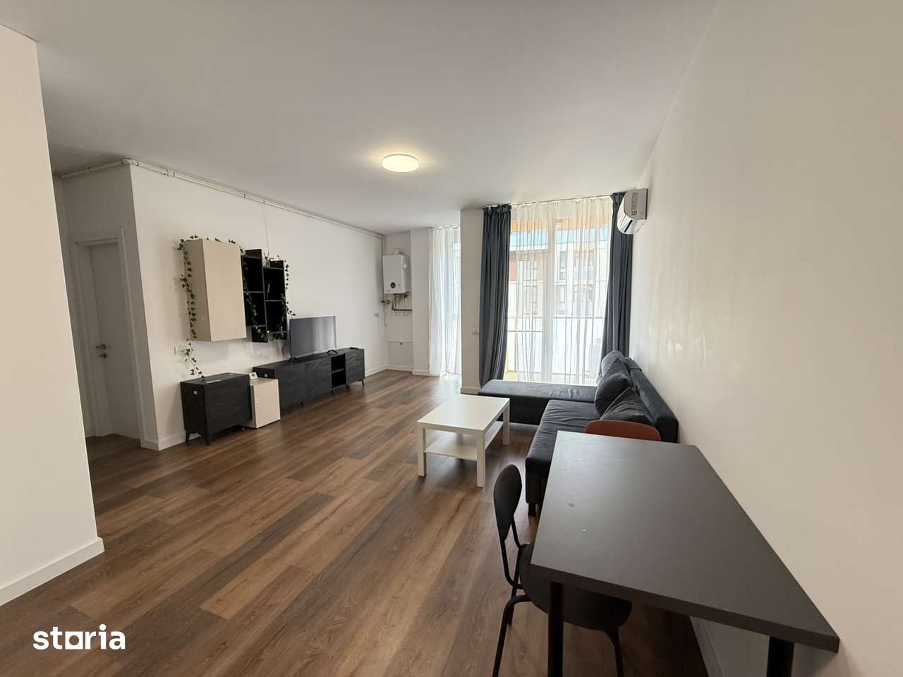 Apartament 2 camere, open-space, 50 mp utili, mobilat - Torontalului — fotografia 3