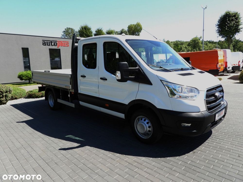 Ford TRANSIT SKRZYNIA PODWÓJNA KABINA DOKA 7 MIEJSC BLIŹNIACZE KOŁA KLIMATYZACJA  130KM - 5