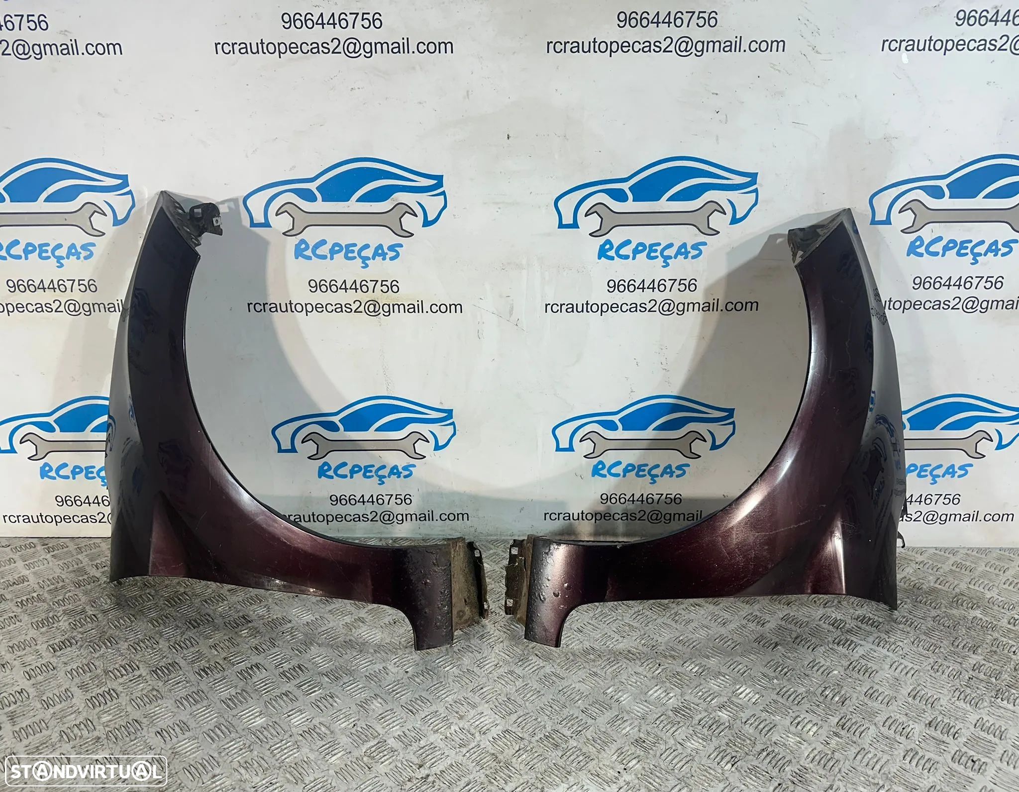 Conjunto Guardalamas Esquerdo Direito Ford Fiesta MK6 VI 6 2008 - 2017 - 1