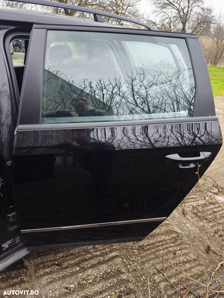 Ușă portieră dreapta față  Volkswagen Passat B6 negru L041 - 4
