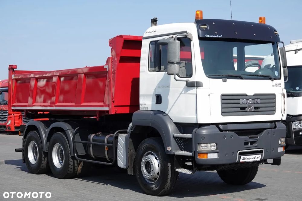 MAN TGA 33.390 / 6X4 / WYWROTKA 2 STRONNA / HYDROBURTA / MANUAL / SPROWADZONY - 10