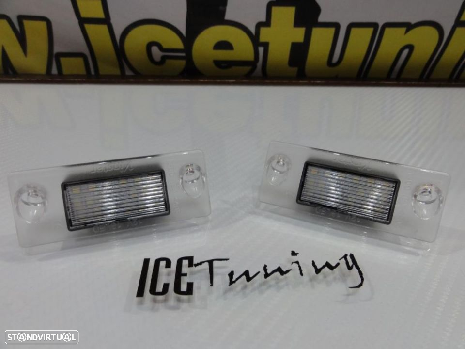 Suporte De Lâmpada De Matricula Com Led Branco Audi A4/S4 B5 95-01, A3 8L, S5 B5 A3 8L/S3/Sportback 97-03 - 2