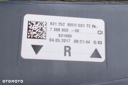 BMW 5 G31 17- LED PRAWA TYLNA LAMPA KLAPA ORYGINAŁ - 5