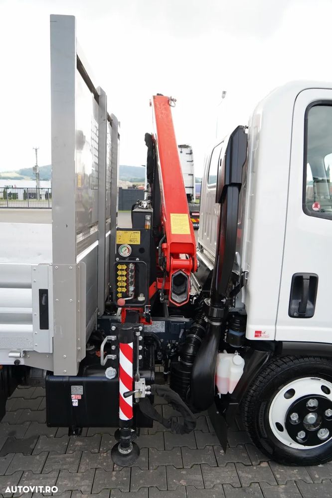 Isuzu M21 / 120 CP / 3,25 M TRANSMISIE / TWIN / + PALGINGER PK 2900 B / 990 KG CAPACITATE DE RIDICARE / ATINGERE 6,2 M / 2021 - 14