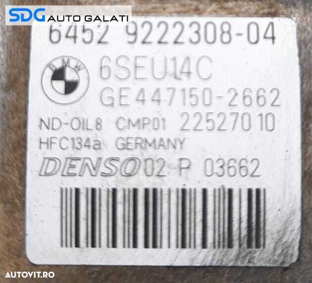 Compresor AC Aer Conditionat Clima BMW Seria 1 F20 F21 114 116 118 120 1.6 Benzina 2010 - 2019 Cod 9222308 64529222308-04 [N1000] - 8
